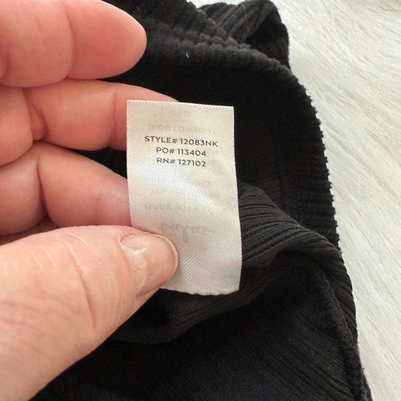 Lulus Shrug Topper Cropped Black Ribbed Turtleneck Open Tie Front SMALL NWT - Picture 8 of 8